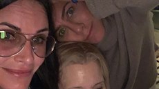 Courteney Coxová, Jennifer Anistonová a Lisa Kudrowová (24. ervna 2019)