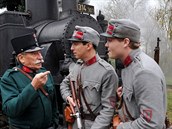 Pavel Zedníček, Martin Donutil a Robert Hájek v seriálu Četníci z Luhačovic... Pavel Zedníček, Martin Donutil a Robert Hájek v seriálu Četníci z Luhačovic...
