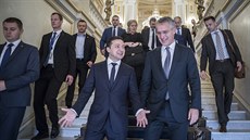 Ukrajinský prezident Volodymyr Zelenský (vlevo) a šéf NATO Jens Stoltenberg Ukrajinský prezident Volodymyr Zelenský (vlevo) a šéf NATO Jens Stoltenberg