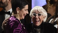 Italská reisérka Lina Wertmullerová (vpravo) (27. íjna 2019)