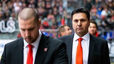 Hradecký trenér Vladimír Růžička Hradecký trenér Vladimír Růžička