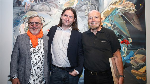 Zleva: zpvk Michal Pavlek, Petr Mach a Michael Rittstein