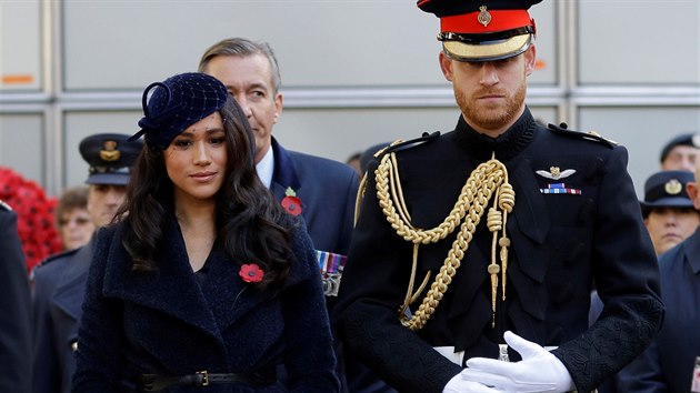 Vvodkyn Meghan a princ Harry ve Westminsterskm opatstv (Londn, 7. listopadu 2019)