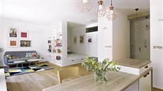 Původní nevyhovující dispozici 1+1 předělala architektka na 1+kk s větší... Původní nevyhovující dispozici 1+1 předělala architektka na 1+kk s větší...