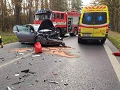 U Dobřanech na Plzeňsku se srazila čtyři auta, na místě zasahovaly všechny... U Dobřanech na Plzeňsku se srazila čtyři auta, na místě zasahovaly všechny...