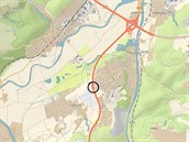 Most (označen kroužkem) padne 30. listopadu.
