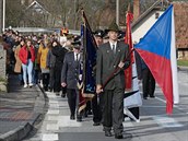 Jelikož je svatý Martin i patronem vojáků, uctili Martiničtí o pouti také... Jelikož je svatý Martin i patronem vojáků, uctili Martiničtí o pouti také...