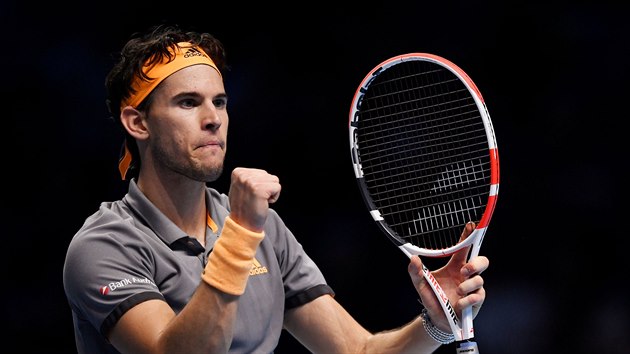 Rakuan Dominic Thiem bhem finle Turnaje mistr.