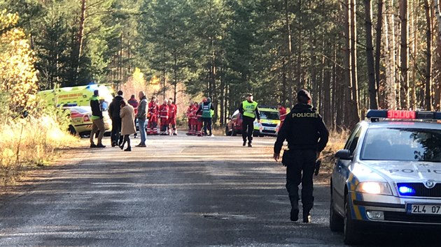 Zsah zchran u vbuchu chemikli ve firm v Hamru na Jezee na eskolipsku (19. listopadu 2019)