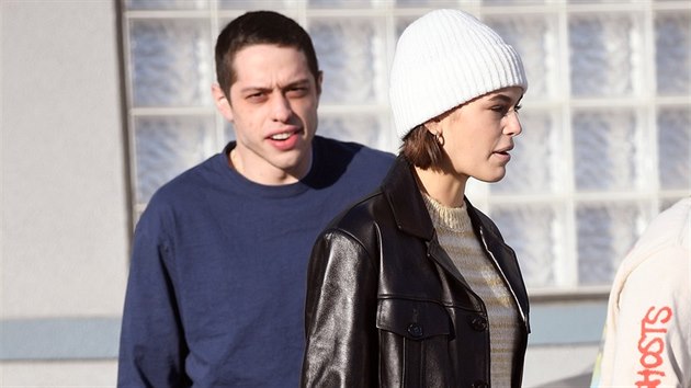 Pete Davidson a Kaia Gerberov (New York, 13. listopadu 2019)