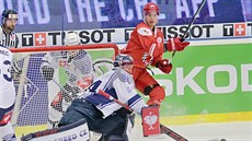 Zápas Ligy mistrů Plzeň vs. Lausanne. Zasahuje domácí brankář Dominik Frodl. Zápas Ligy mistrů Plzeň vs. Lausanne. Zasahuje domácí brankář Dominik Frodl.