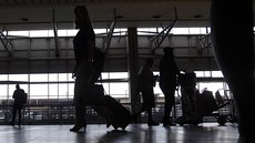 Passengers at OR Tambo International Airport, South Africa, Friday, Nov. 15,... Passengers at OR Tambo International Airport, South Africa, Friday, Nov. 15,...