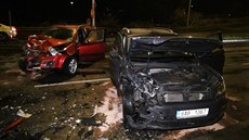 Opilá řidička vjela do protisměru v ulici Čuprova v Libni. (13. 11. 2019) Opilá řidička vjela do protisměru v ulici Čuprova v Libni. (13. 11. 2019)