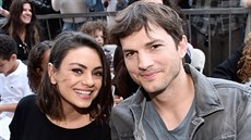 Mila Kunisová a Ashton Kutcher (Hollywood, 3. kvtna 2018)