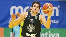 Filip Kroutil z Děčína v zápase s Ústím. Filip Kroutil z Děčína v zápase s Ústím.