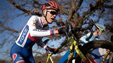 Cyklokrosař Jan Zatloukal na SP v Táboře Cyklokrosař Jan Zatloukal na SP v Táboře