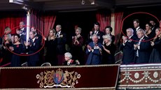 Královská rodina v Royal Albert Hall na slavnosti připomínající oběti první... Královská rodina v Royal Albert Hall na slavnosti připomínající oběti první...