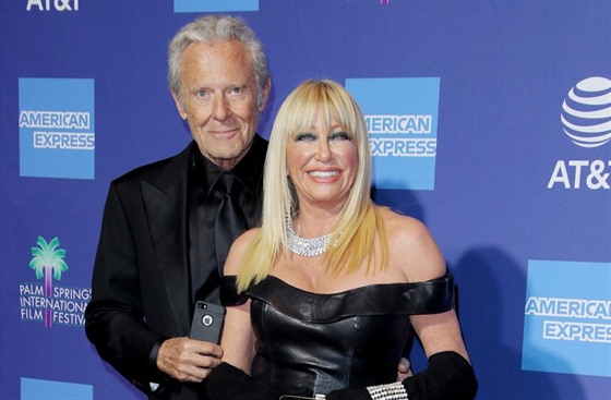 Alan Hamel a Suzanne Somersová (Palm Springs, 3. ledna 2019)