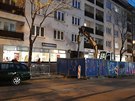 Rozsáhlá rekonstrukce kanalizace u metra Strašnická. Rozsáhlá rekonstrukce kanalizace u metra Strašnická.