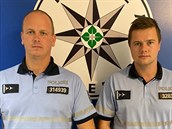 Policisté Miloš Pour (vlevo) a Zdeněk Vařák zasáhli na přehradě v pravý čas. Policisté Miloš Pour (vlevo) a Zdeněk Vařák zasáhli na přehradě v pravý čas.
