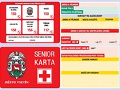 Vsetínská radnice zatím nechala natisknout dva tisíce seniorských karet. Vsetínská radnice zatím nechala natisknout dva tisíce seniorských karet.