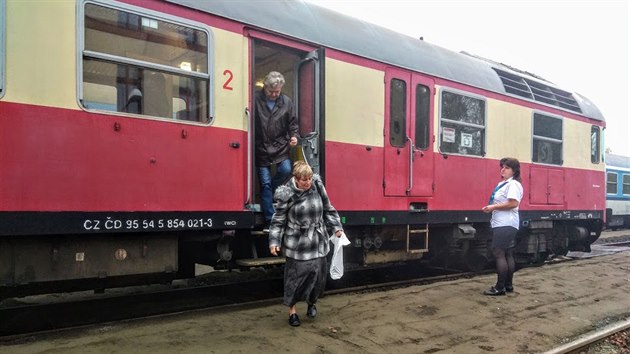 Nádraží v České Skalici (6. 11. 2019)