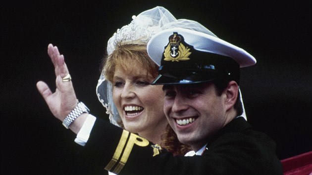 Sarah Fergusonov a princ Andrew se vzali v Londn 23. ervence 1986.