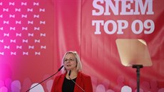První místopedsedkyn KDU-SL árka Jelínková na volebním snmu TOP 09