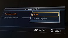 Přepnutí zvukového výstupu televizoru z Dolby Digital na PCM (ilustrační foto) Přepnutí zvukového výstupu televizoru z Dolby Digital na PCM (ilustrační foto)