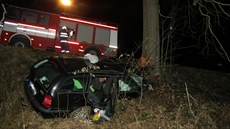 Při dopravní nehodě u Brloha na Českokrumlovsku zemřel v pátek večer řidič... Při dopravní nehodě u Brloha na Českokrumlovsku zemřel v pátek večer řidič...