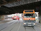 Provoz tramvají na úseku Otakarova / náměstí bratří Synků - Albertov je obousměrně přerušen linka 7 rozdělena na dvě samostatné linky Radlická - Zborovská - Jiráskovo náměstí - Myslíkova - Karlovo náměstí - Moráň - Botanická zahrada - Albertov - Výtoň - R Provoz tramvají na úseku Otakarova / náměstí bratří Synků - Albertov je obousměrně přerušen linka 7 rozdělena na dvě samostatné linky Radlická - Zborovská - Jiráskovo náměstí - Myslíkova - Karlovo náměstí - Moráň - Botanická zahrada - Albertov - Výtoň - R