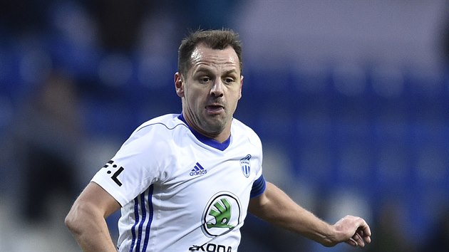 Marek Matějovský z Mladé Boleslavi během zápasu proti Teplicím. Marek Matějovský z Mladé Boleslavi během zápasu proti Teplicím.