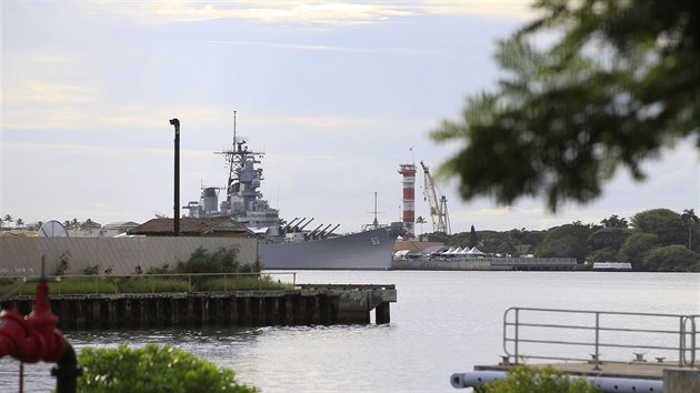 Americk vojensk zkladna Pearl Harbor na Havaji. (5. prosince 2019)