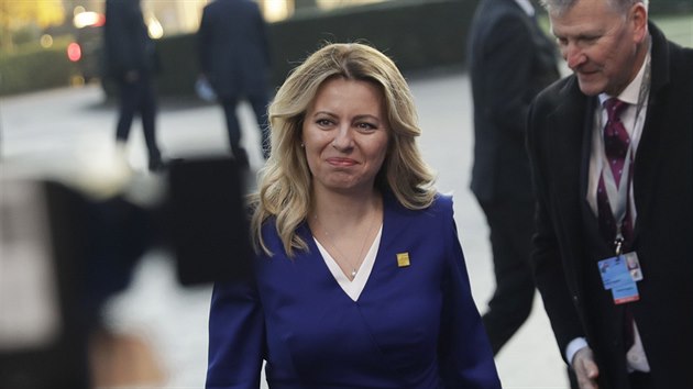 Slovensk prezidentka Zuzana aputov (Watford, 4. prosince 2019)