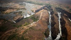 Místní vodohospodáské úady uvádí, e nynjí prtok Zambezi je nejmení, jaký...