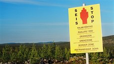 Hraniční přechod mezi Ruskem a Finskem. Hraniční přechod mezi Ruskem a Finskem.