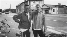 Miloš Forman a Radim Kratochvíl na cyklistické výpravě Miloš Forman a Radim Kratochvíl na cyklistické výpravě