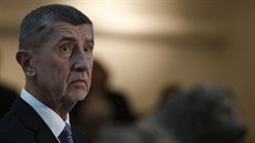 Premiér Andrej Babiš na středeční tiskové konferenci. (4. prosince 2019) Premiér Andrej Babiš na středeční tiskové konferenci. (4. prosince 2019)