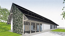 Vizualizace nové speciální školy v Bartošovicích Vizualizace nové speciální školy v Bartošovicích