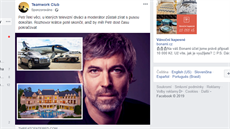 Reklama s tváří Petra Kellnera na Facebooku Reklama s tváří Petra Kellnera na Facebooku