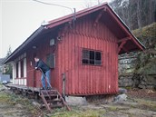 Překladiště postavené kolem roku 1900 si zachovalo dobový vzhled. Starosta... Překladiště postavené kolem roku 1900 si zachovalo dobový vzhled. Starosta...