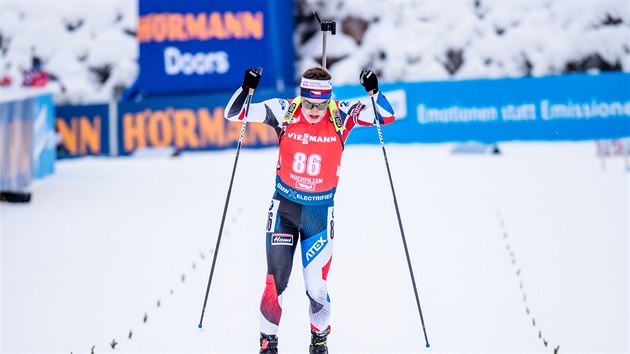 esk mladk Jakub tvrteck zaznamenal ve sprintu v Hochfilzenu ivotn spch, kdy dojel na 29. mst.