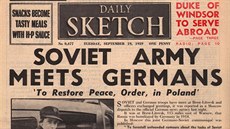 Titulní strana Daily Sketch z 19. záí 1939