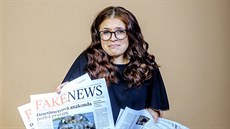 Studentka Tereza Kráčmarová, která vede projekt Fakescape Studentka Tereza Kráčmarová, která vede projekt Fakescape