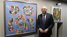 Předseda poslaneckého klubu ANO Jaroslav Faltýnek stojí u jednoho ze svých... Předseda poslaneckého klubu ANO Jaroslav Faltýnek stojí u jednoho ze svých...