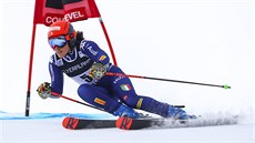 Federica Brignoneová v obřím slalomu v Courchevelu. Federica Brignoneová v obřím slalomu v Courchevelu.