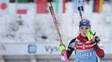 Markéta Davidová na střelnici v Novém Městě Markéta Davidová na střelnici v Novém Městě