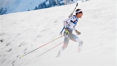 Adam Václavík na trati stíhacího závodu v Annecy Adam Václavík na trati stíhacího závodu v Annecy