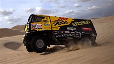 Martin Macík mladší v Africe otestoval svůj nový dakarský speciál Iveco. Martin Macík mladší v Africe otestoval svůj nový dakarský speciál Iveco.