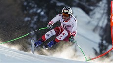 Hannes Reichelt při sjezdu v Bormiu. Hannes Reichelt při sjezdu v Bormiu.